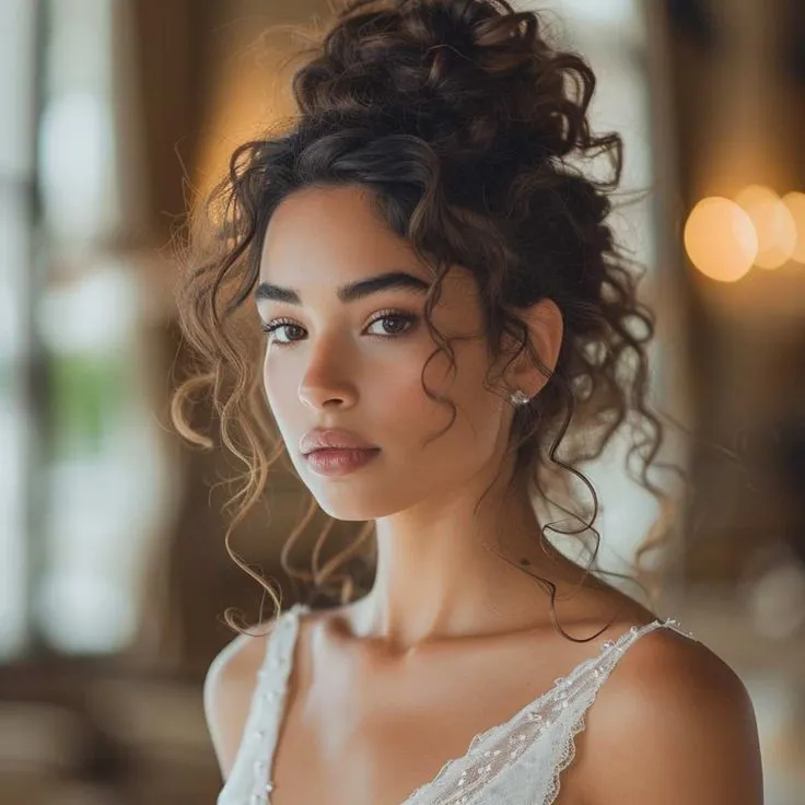 Curly Updo Hairstyle