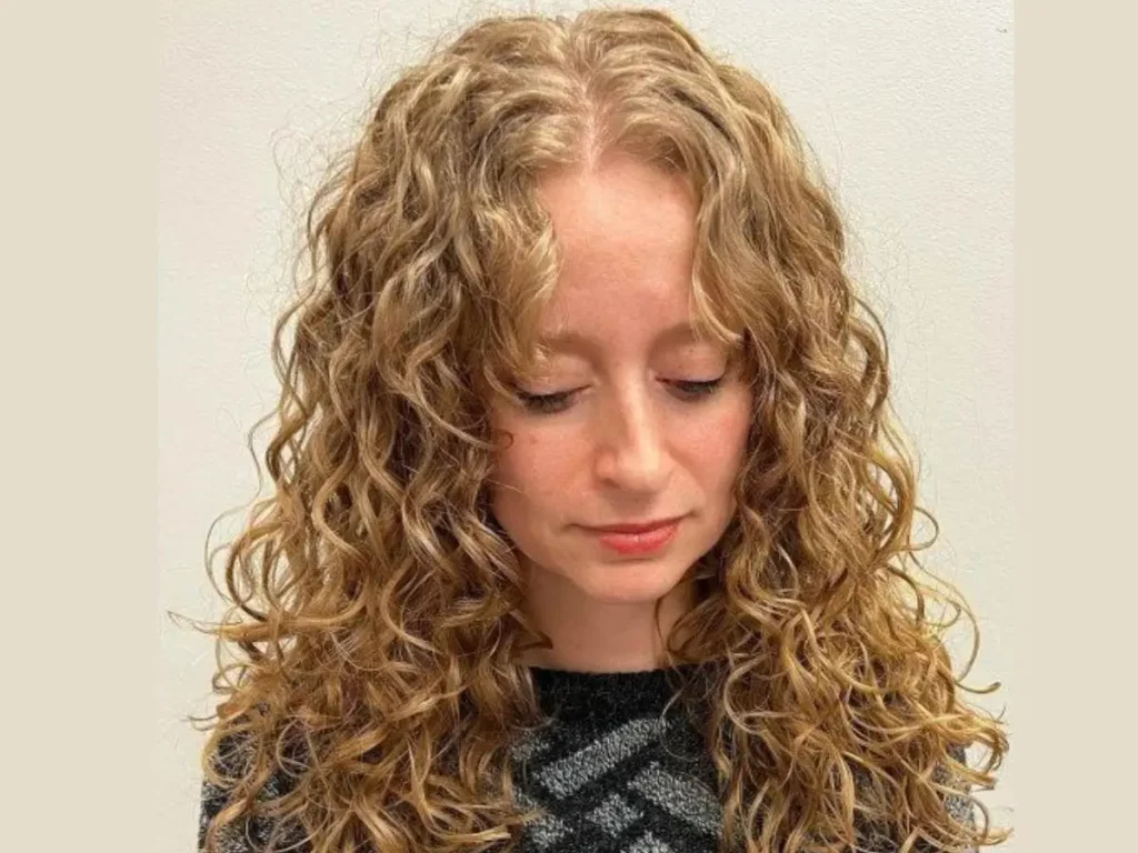 Centre Parted Curls