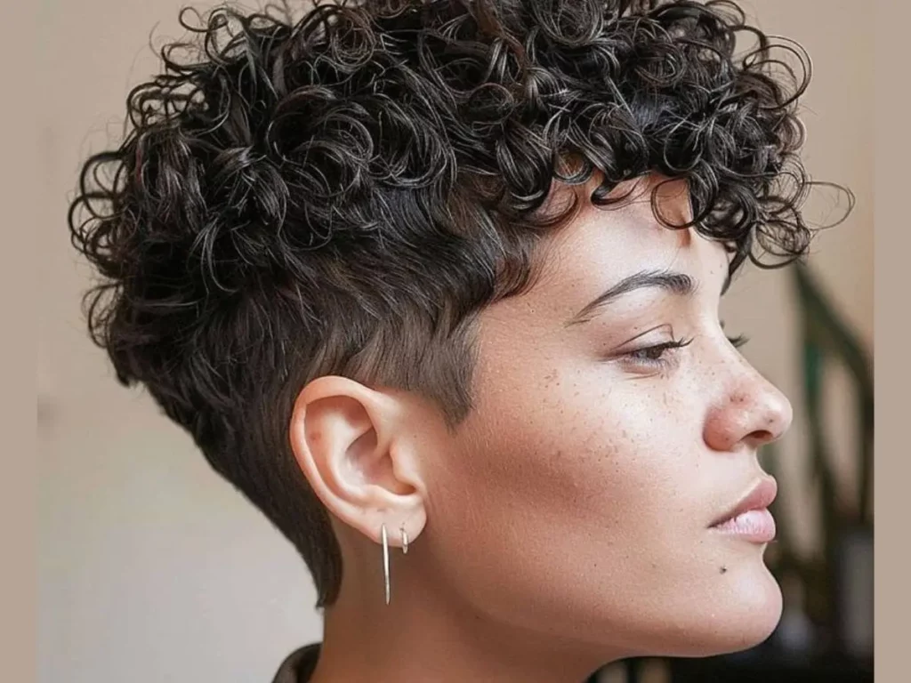 Curly Fade Hairstyle