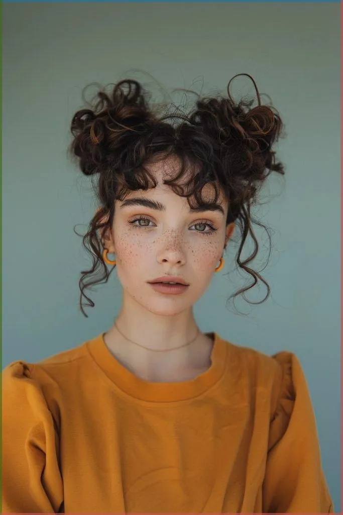 Space Buns Hairstyle