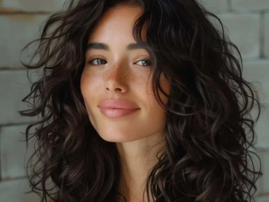 Layered Curly Hair Cut