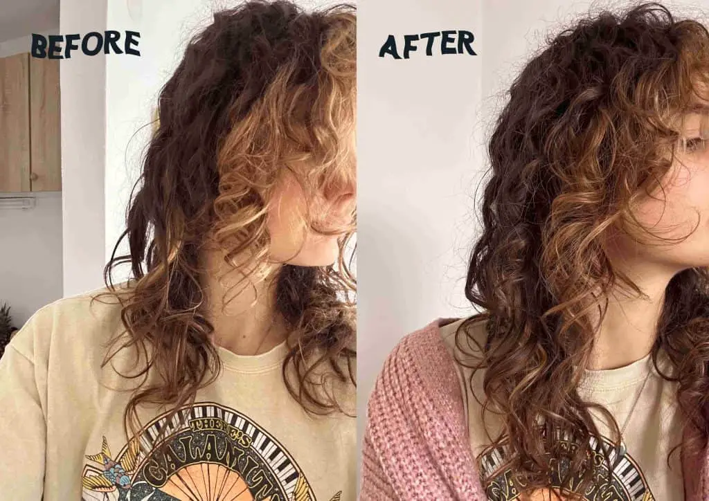 Sea Salt Spray on Curls