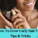 Grow curly hair fast